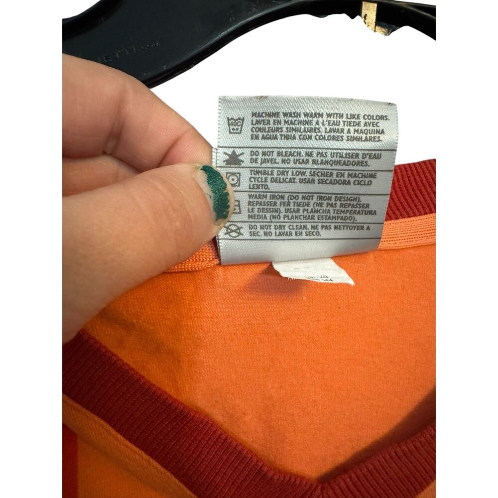Nike Striped Las Vegas Red Orange Womans T Shirt Large - Picture 3 of 5